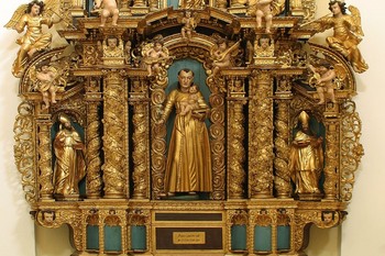 Golden altars from the succursal church of St Lucia in Dražgoše