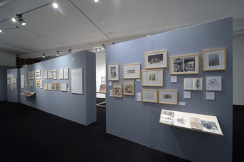 Guided Tour of the Exhibition Ive Šubic – Illustrator and Cultural Figure <em>Photo: Janez Pelko</em>