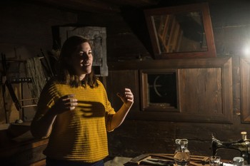 Pripovedke ob peči: Katja Preša in Rok Kušlan