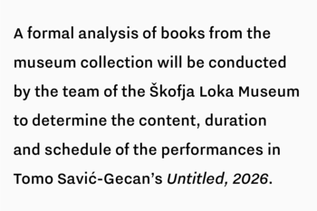 Tomo Savić-Gecan: Untitled (Benetke, Split, Škofja Loka)