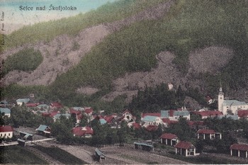 Selce, začetek 20. stoletja, razglednica. Hrani Loški muzej Škofja Loka. 