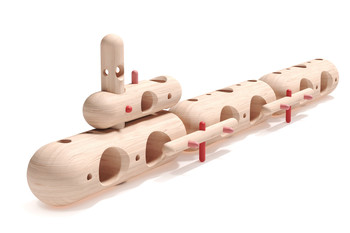 a creative morning with the Slovenian wooden toy Konstrukta for all ages