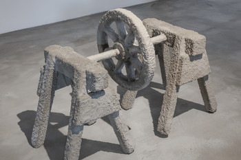 Tomaž Furlan, Useless Object I – Wheel, 2025 <em>Photo: Lucija Rosc</em>