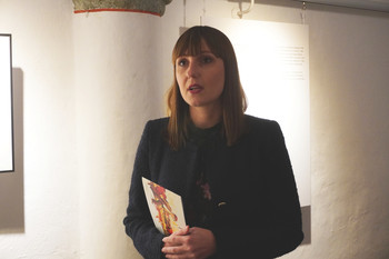 Odprtje razstave Ive Šubic – Ilustrator v Galeriji Šivčeva hiša <em>Foto: Natalija Kosmač</em>