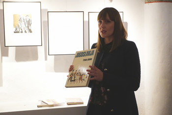 Odprtje razstave Ive Šubic – Ilustrator v Galeriji Šivčeva hiša <em>Foto: Natalija Kosmač</em>