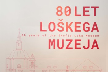 Odprtje razstave 80 let Loškega muzeja v Galeriji na Gradu. <em>Foto: Aleksander Jesenovec</em>