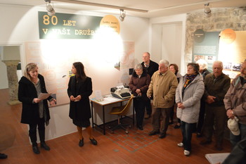 Odprtje razstave 80 let v vaši družbi: Loški muzej in njegovi obiskovalci <em>Foto: Katarina Čirič</em>