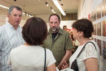 Odprtje razstave 80 let Loškega muzeja v Galeriji na Gradu. <em>Foto: Aleksander Jesenovec</em>