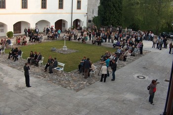 Odprtje razstave 80 let v vaši družbi: Loški muzej in njegovi obiskovalci <em>Photo: Fototeka Loškega muzeja Škofja Loka</em>