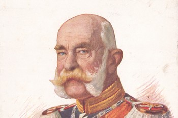 Uradni portret cesarja Franca Jožefa I. Franc Jožef je bil avstrijski cesar, ki je monarhiji vladal 68 let. Rojen je bil 18. avgusta 1830. V letu 1848 je prevzel habsburški prestol od strica Ferdinanda I. Leta 1854 se je poročil z bavarsko princeso Elizabeto (Sisi) in v zakonu sta imela tri hčere in sina. Franc Jožef I. je umrl 21. novembra 1916.