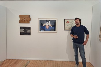 Pripravljanje razstave Za demokratizacijo umetnosti – ponovno <em>Foto: Fotoarhiv Darka Simičića</em>