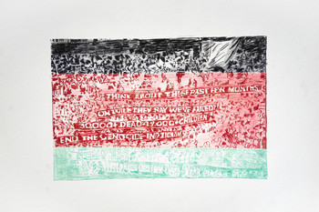 Borga Kantürk, Flag for Palestine (Celtic FC Fans Protest)