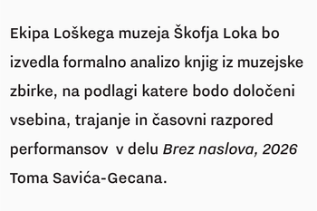 Tomo Savić-Gecan: Brez naslova, 2026