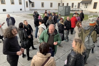 Odprtje razstave Jane Jocif Skrita dediščina: portreti stoletij <em>Foto: Fototeka Loškega muzeja</em>