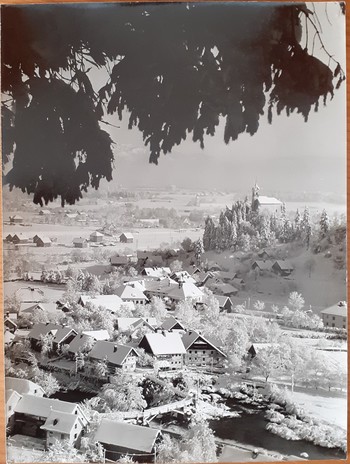 View of Škofja Loka, 1950s or 1960s <em>Foto: Tone Mlakar</em>