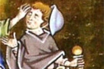 Romar. Mainzer Evangeliar, ok. 1250. ©Hofbibliothek Aschaffenburg, MS 13, slika 52.