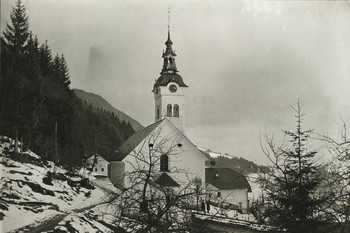 Cerkev sv. Lucije v Dražgošah pred drugo svetovno vojno