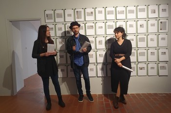 Odprtje razstave Borge Kantürka v Galeriji Ivana Groharja