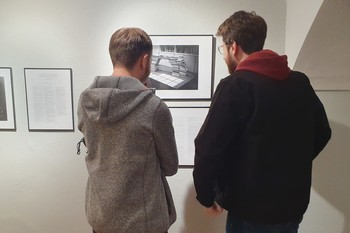 Odprtje razstave Borge Kantürka v Galeriji Ivana Groharja