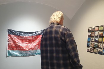 Odprtje razstave Borge Kantürka v Galeriji Ivana Groharja