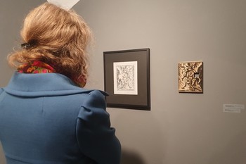 V Galeriji Ivana Groharja odprli razstavo Oliverja Pilića Sence brez telesa, podobe brez avtorja