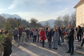 Odprtje razstave Jane Jocif Skrita dediščina: portreti stoletij <em>Foto: Fototeka Loškega muzeja</em>