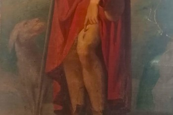 Janez Šubic, Sv. Rok, olje na platnu, s. a., Loški muzej Škofja Loka