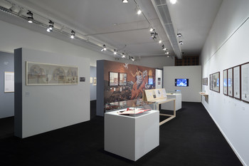 Razstava Ive Šubic – ilustrator in kulturni delavec <em>Foto: Janez Pelko</em>