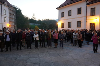 Odprtje razstave Ive Šubic – ilustrator in kulturni delavec <em>Foto: Fototeka Loškega muzeja</em>