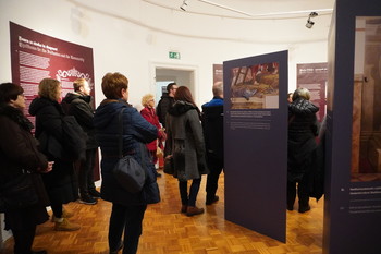 Odprtje razstave Quagliev baročni prizor iz Puštala