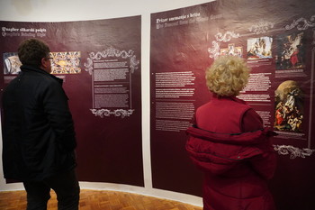 Odprtje razstave Quagliev baročni prizor iz Puštala