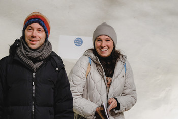 Odprtje razstave JATE fotografinje Mirte Zajc v Galeriji Janeza Puharja v Stolpu Škrlovec v Kranju <em>Foto: Maša Pirc</em>