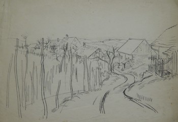 France Mihelič, Ptuj 2, 1937, risba