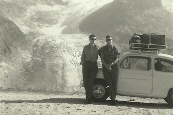 S fičkom na Gotthard Passu <em>Foto: Zasebna last</em>