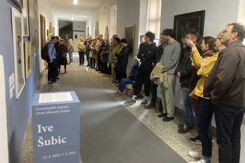 Obiskovalci razstave Iz muzejskih depojev: Ive Šubic