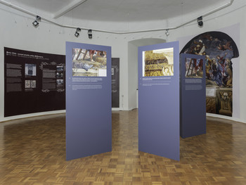 Quagliev baročni prizor iz Puštala: Nastanek, motiv in branje freske Snemanje s križa <em>Foto: Lucija Rosc</em>