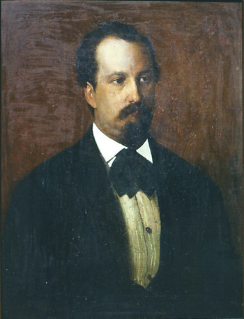 Portret moža, 1875, olje na platno <em>Foto: Fototeka Loškega muzeja</em>