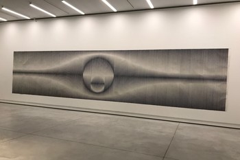 Nejč Slapar, Galaksija, 1976, tuš na papirju, 2,6 x 10m