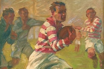 Zlata medalja za slikarstvo: Jean Jacoby, Rugby, 1928. 