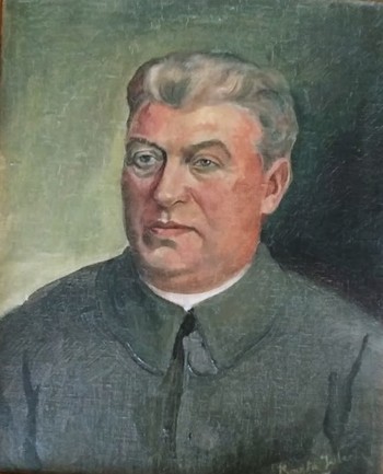 Neznani avtor, Janez Klobovs, 1917, olje na vezani plošči