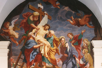 Giulio Quaglio: Snemanje s križa ©Fototeka Loškega muzeja