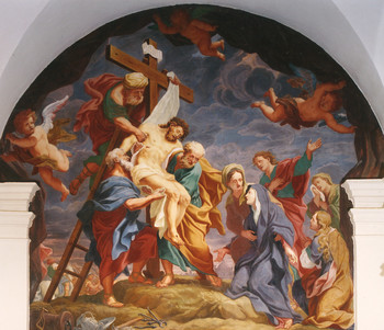 Giulio Quaglio: Snemanje s križa <em>Foto: Fototeka Loškega muzeja</em>