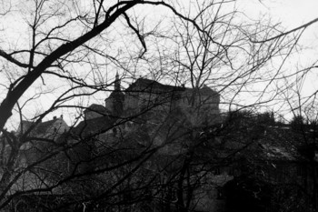 Marjan Smerke, Loški grad, 1973, fotografija. ©Fototeka Loškega muzeja