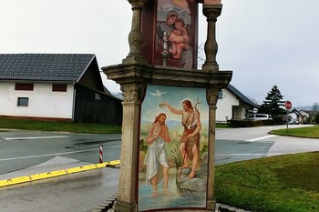 Znamenje na Suhi, postavljeno leta 1794