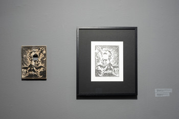 Lust (Luxuria), matrix and woodcut, 2020 <em>Photo: Lucija Rosc</em>