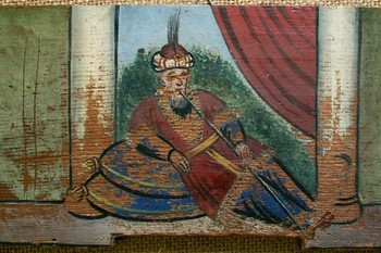 Turek s pipo, eksotični motiv, Selška delavnica, 1876 <em>Foto: Aleksander Jesenovec</em>