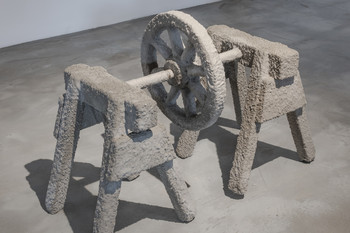 Tomaž Furlan, Neuporabni objekt I - Kolo, 2025 <em>Foto: Lucija Rosc</em>