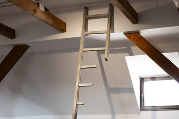 Tomaž Furlan, Neuporabni objekt II - Lestev, 2025 <em>Foto: Lucija Rosc</em>