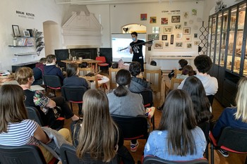 Museum lesson of World War I <em>Photo: Škofja Loka Museum Photo Archive</em>