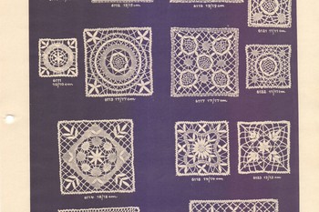 Merchant Anton Primožič (1870–1954) published the first printed lace sales catalogue in Slovenian lands prior to 1914. In private possession. 